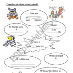 All About Myself ESL Worksheet By Janaesl Kindergarten Worksheets