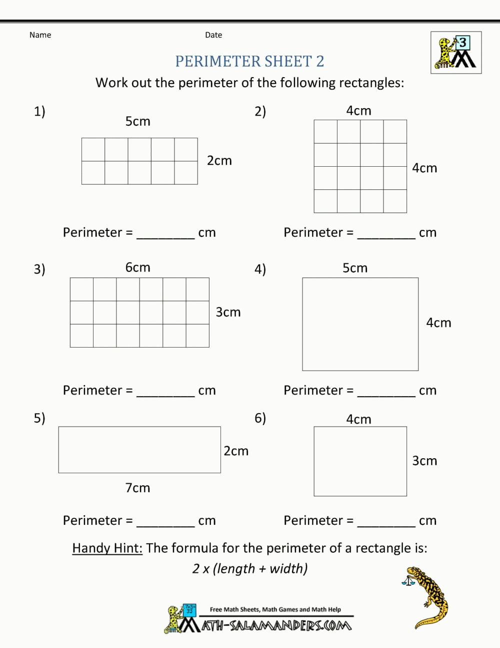 Area And Perimeter Homework Help Area And Perimeter Db excel