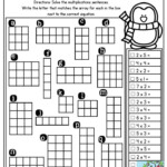 Array Match Up Solve The Multiplication Sentences And Write The Letter