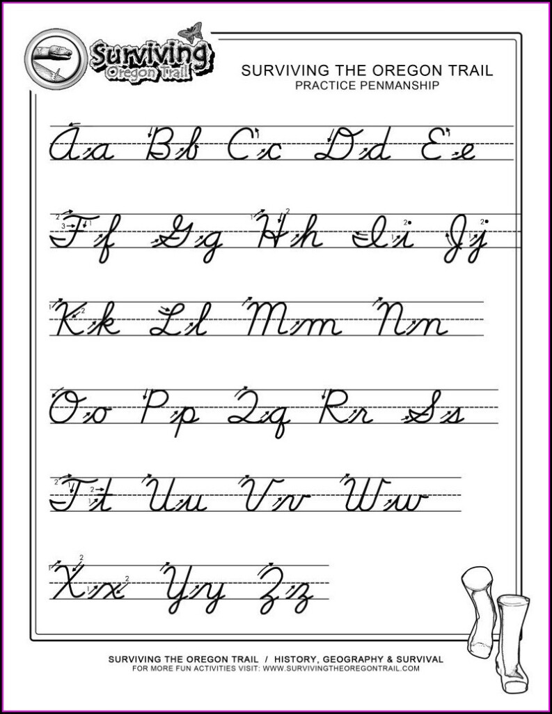 Cursive Handwriting Worksheets For Older Students Worksheet Resume 