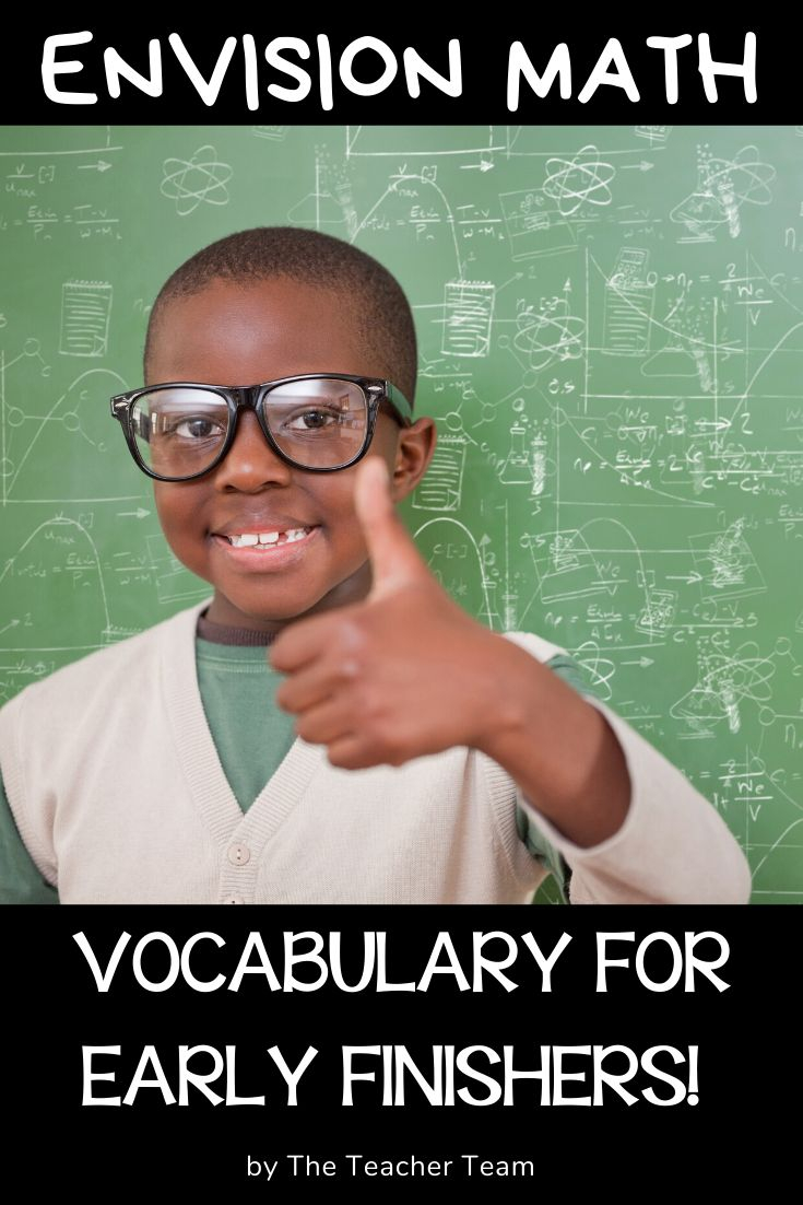 EnVision Math 3rd Grade Vocabulary Worksheets Full Year In 2020 