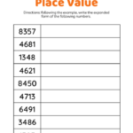 Expanded Form Worksheets Grade 3