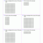 Finding Area 3rd Grade Worksheets