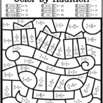 Free Color By Code Math Color By Number Addition Subtraction