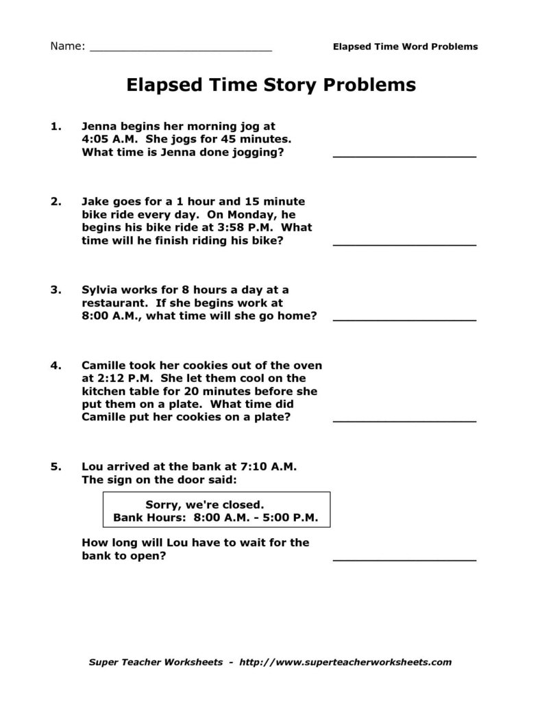 Free Printable Elapsed Time Worksheets For Grade 3 Lexia s Blog