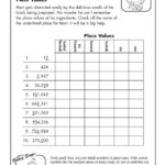 Free Printable Math Worksheets For 3rd Grade Place Value Math