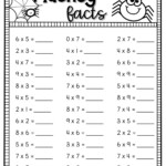 Halloween Math Multiplication Worksheets Printable Word Searches