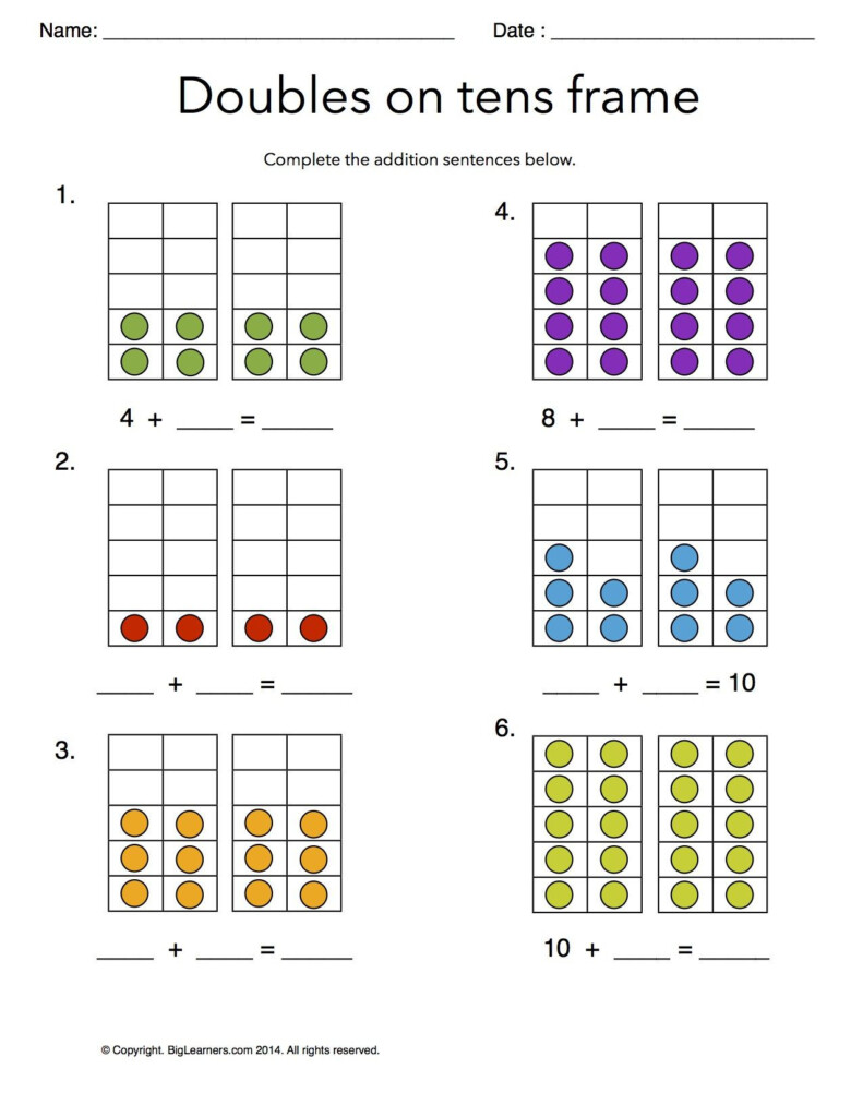 Kindergarten Math Common Core Worksheets Worksheet For Kindergarten 