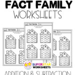 Math Fact Family Worksheets