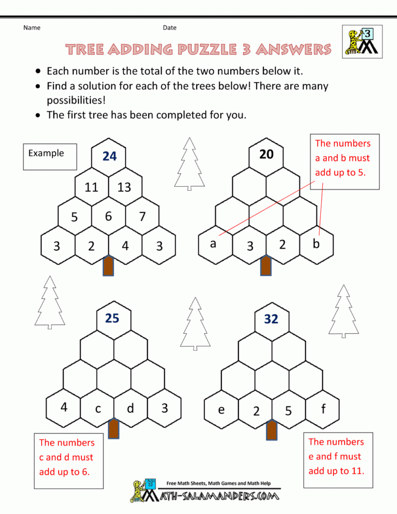 Math Puzzle Worksheets Pdf Maths Puzzles For Kids Maths Puzzles 