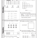 Math Worksheets For Third Graders