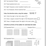 Math Worksheets Place Value 3rd Grade Grade 3 Math Place Value