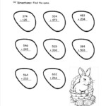 May Sheets Easter Math Worksheets 3rd Grade Math