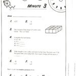 Minute Math Worksheet