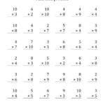 Multiplication Worksheets 8 Facts Printable Multiplication Flash Cards