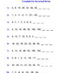 Patterns Worksheets Dynamically Created Patterns Worksheets Number