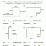 Perimeter Worksheet Not All Measurements Given Higher Level Free