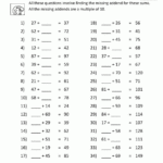 Printable Third Grade Math Worksheets