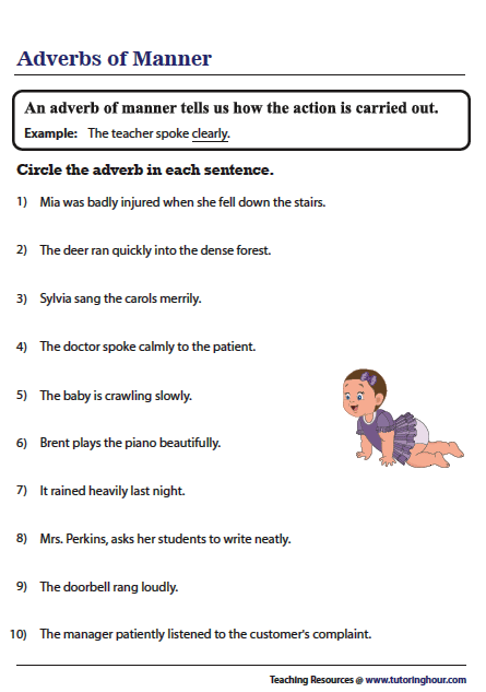 Simple Sentences Worksheet Adverbs Worksheet Kinds Of Sentences 