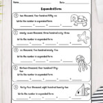 Standard And Expanded Form Worksheets Browse Printable 3rd Grade
