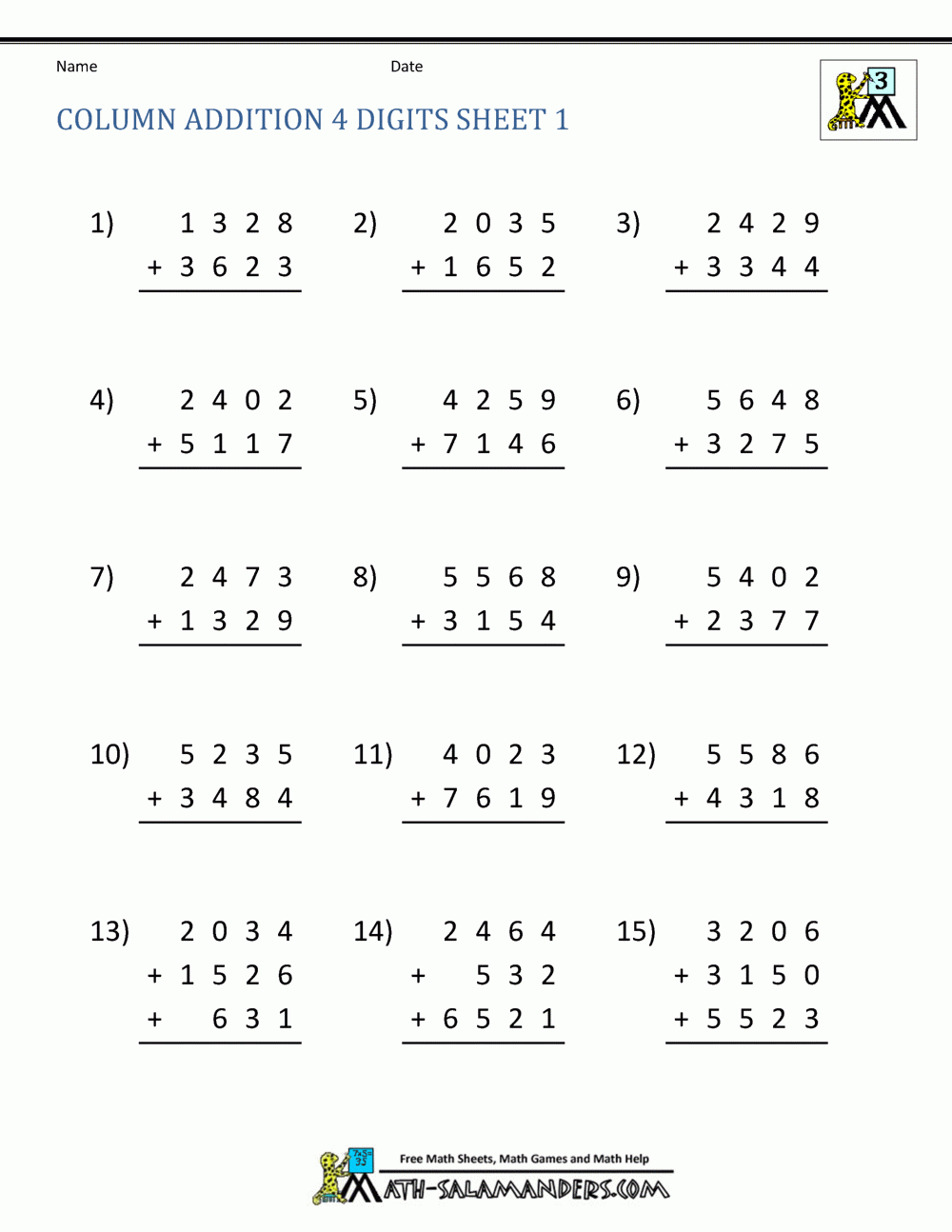 Third Grade Maths Worksheets Ideas 2022