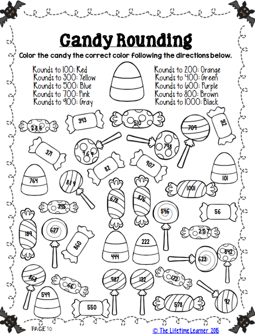 This Halloween Third Grade Math Mega Pack Includes 12 Fun Activities