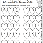 Valentine Math Worksheets Kindergarten Printable Kindergarten Worksheets