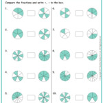 Worksheet Grade 3 Math Compare Fractions Fractions Worksheets